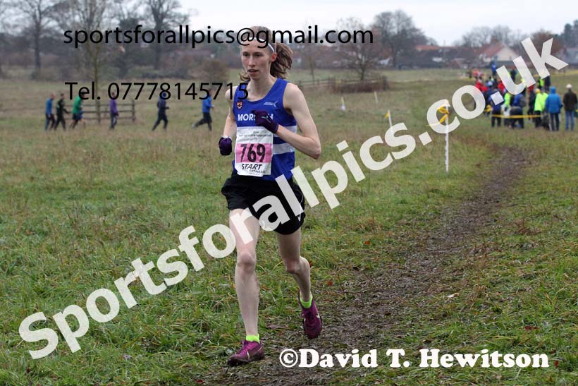 Senior women, 2021 North Eastern Cross Country Championships, Sedgefield. Photo: David T. Hewitson/Sports for All Pics